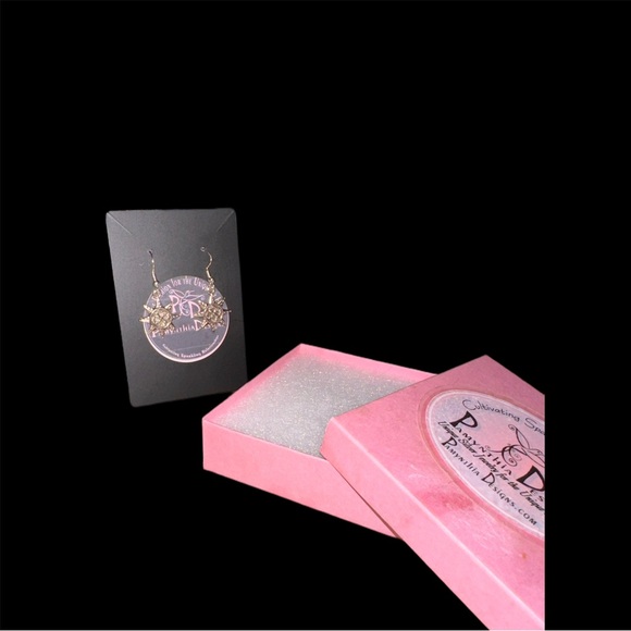 Sun Wire Hook Earrings in Silvertone - Picture 4 of 4